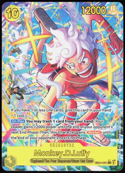 Monkey.D.Luffy (Alternate Art) EB04-061 Adventure on Kami's Island One Piece NM