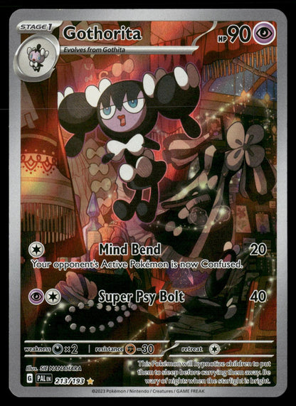 Gothorita 213/193 Illustration Rare Paldea Evolved Pokemon Holo Near Mint
