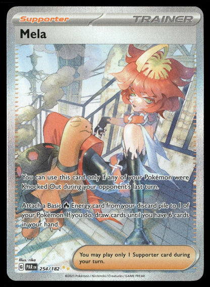 Mela 254/182 Special Illustration Rare Paradox Rift Pokemon Holo Near Mint