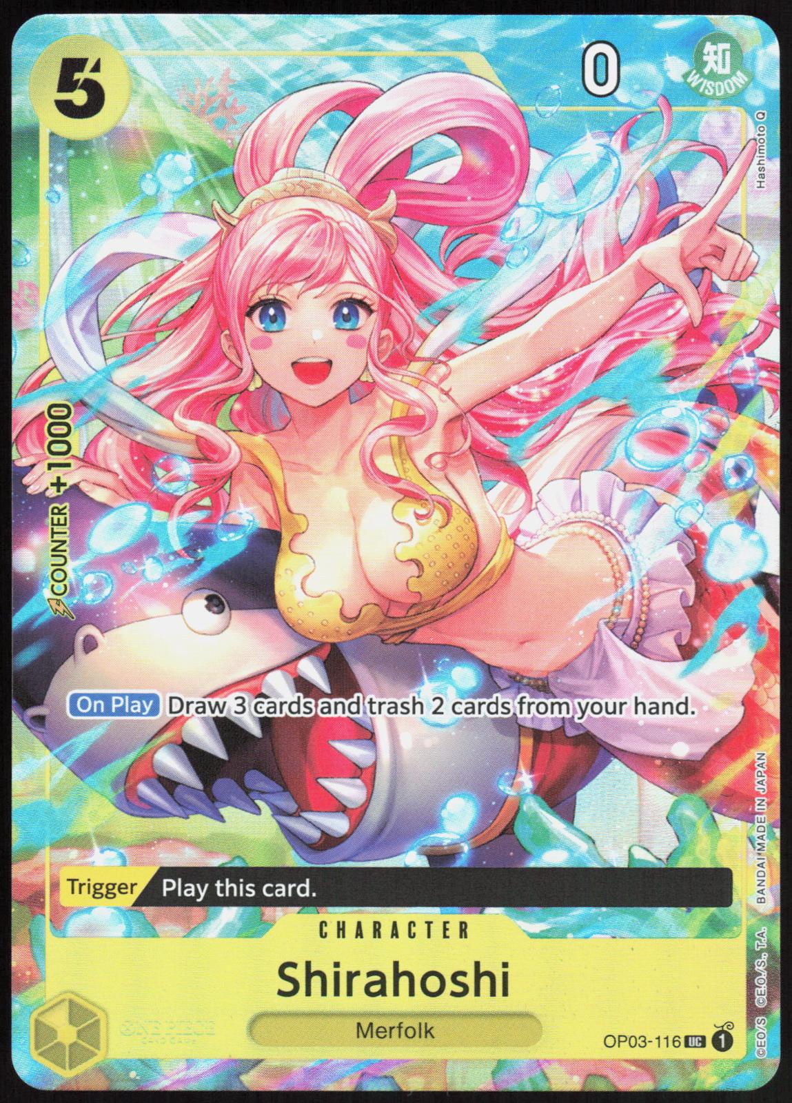 Shirahoshi (BANDAI CARD GAMES Fest. 23-24) OP03-116 One Piece Promotion Cards NM