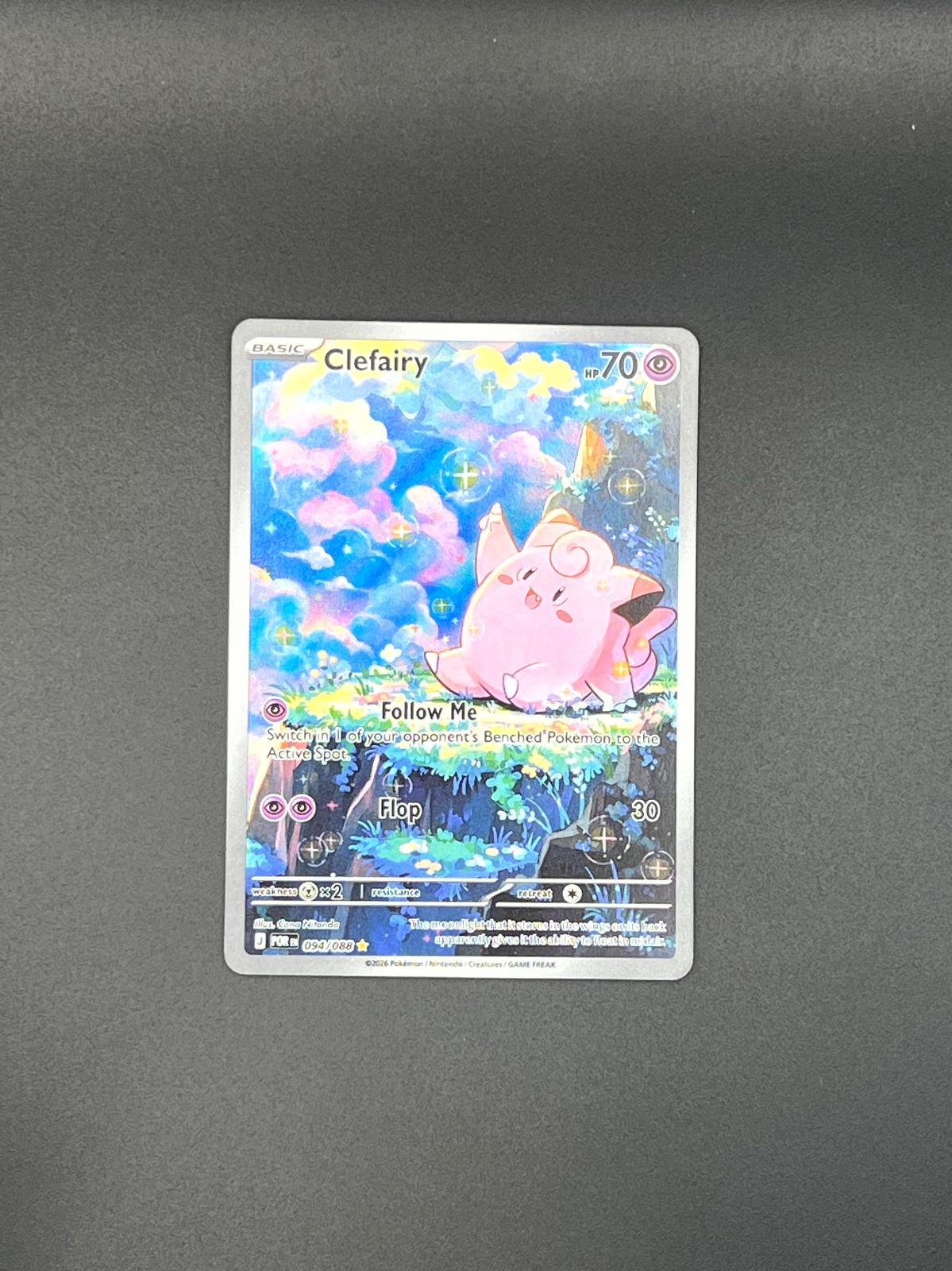 Clefairy 094/088 Holo Illustration Rare Perfect Order Pokemon Holo Near Mint