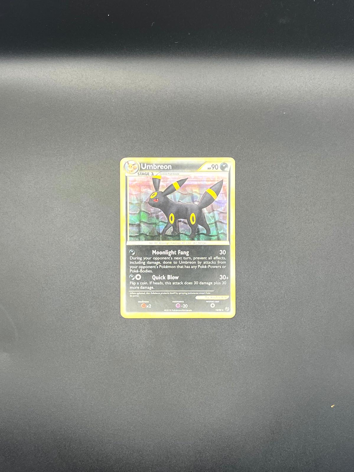 Umbreon (Cracked Ice Holo) 10/090 Holo Holo Rare Deck Exclusives Pokemon NM/M