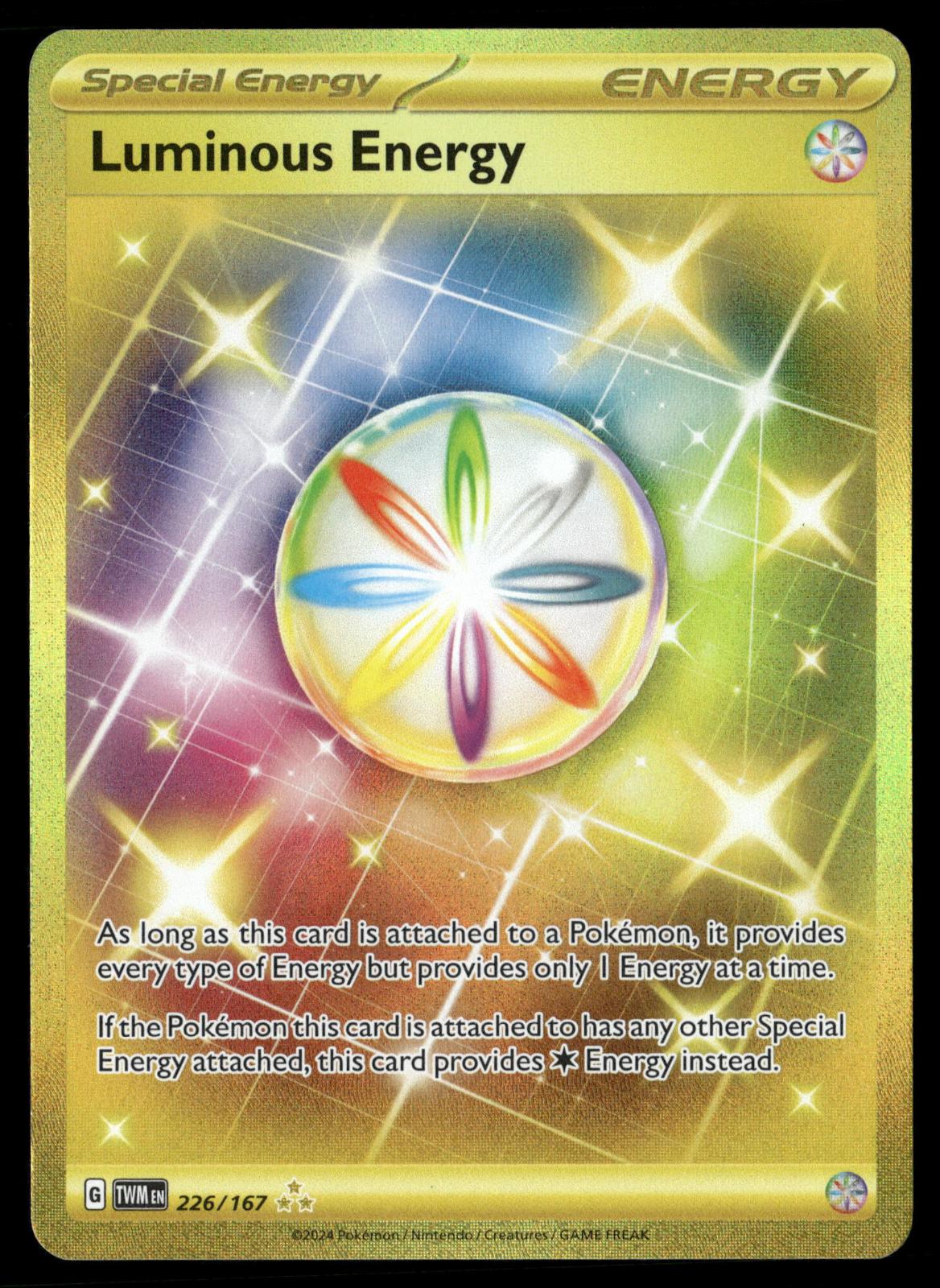 Luminous Energy 226/167 Hyper Rare Twilight Masquerade Pokemon Holo Near Mint