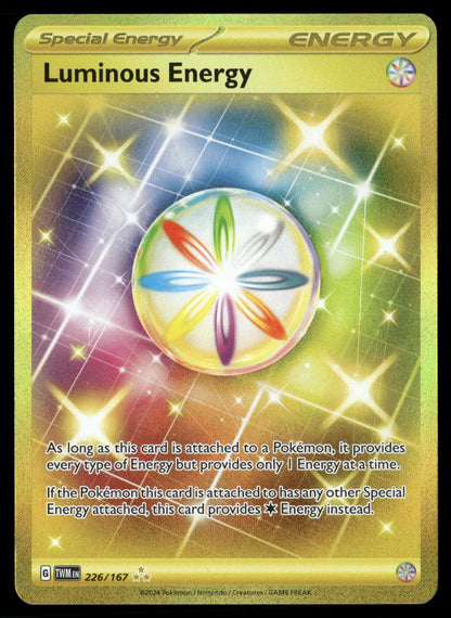 Luminous Energy 226/167 Hyper Rare Twilight Masquerade Pokemon Holo Near Mint