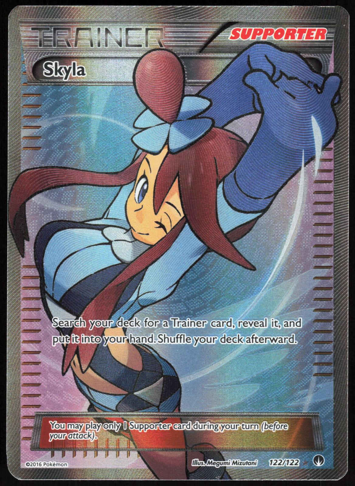 Skyla 122/122 Ultra Rare BREAKpoint Pokemon Holo Near Mint