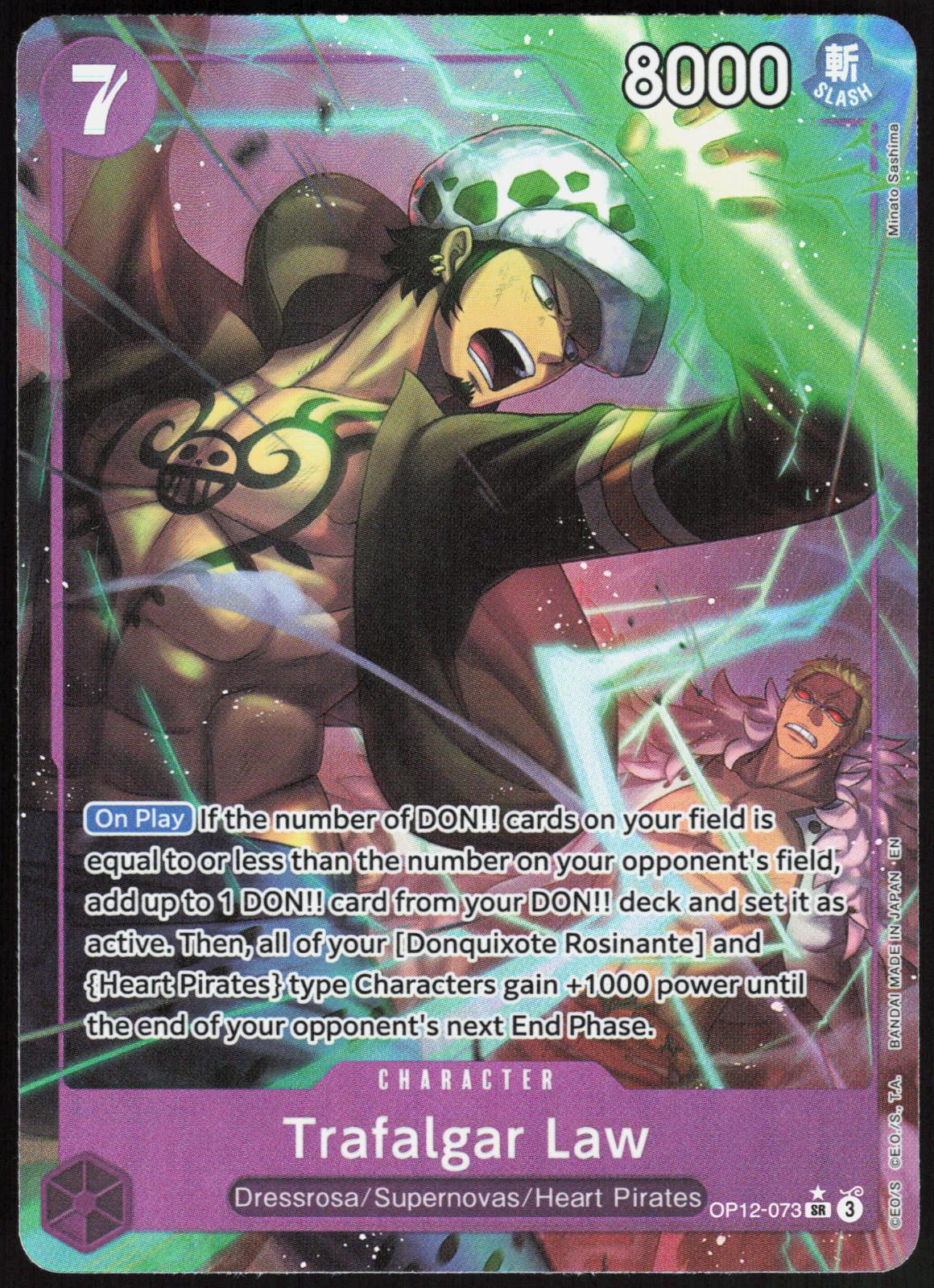 Trafalgar Law OP12-073 Alt Art Legacy of the Master One Piece NM