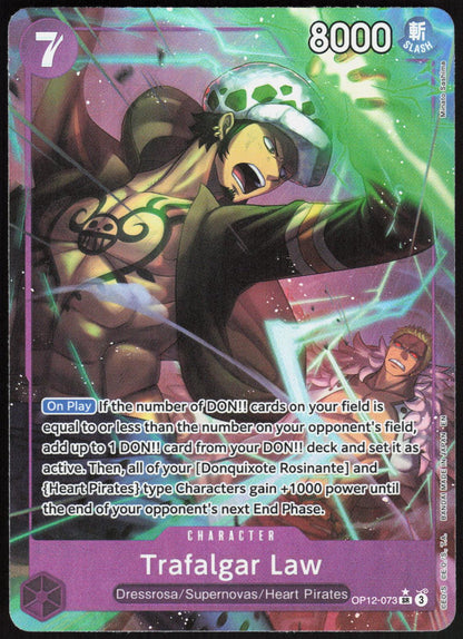 Trafalgar Law OP12-073 Alt Art Legacy of the Master One Piece NM