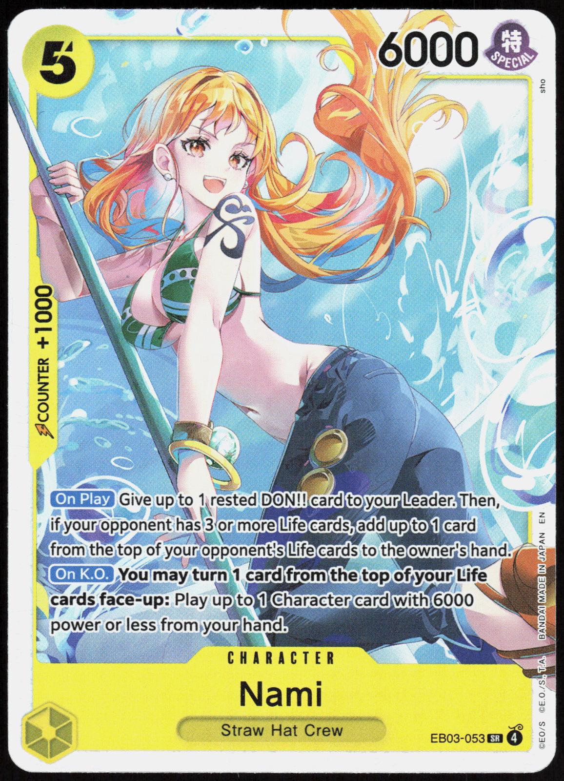 Nami (053) EB03-053 Extra Booster: One Piece Heroines Edition One Piece Foil NM