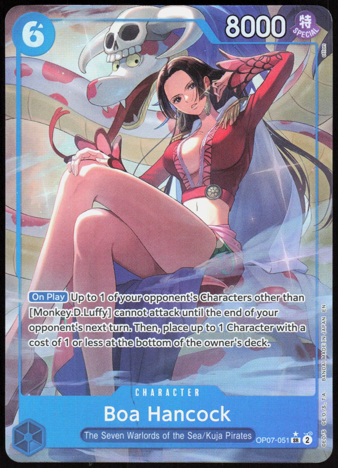 Boa Hancock (Warlords Set) Alt Art OP07-051 One Piece Promotion Cards NM