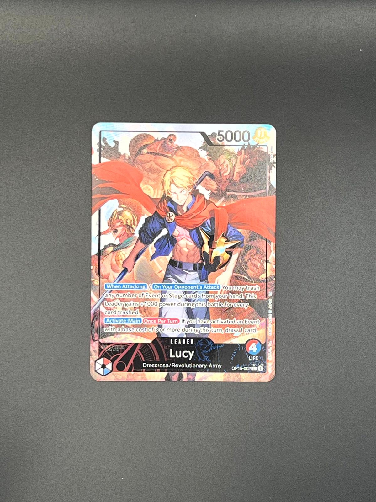 Lucy (Alternate Art) OP15-002 Adventure on Kami's Island One Piece Foil NM/M