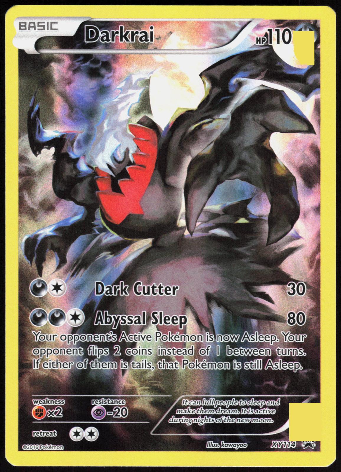 Darkrai XY114 Holo Promo XY Promo Pokemon Near Mint