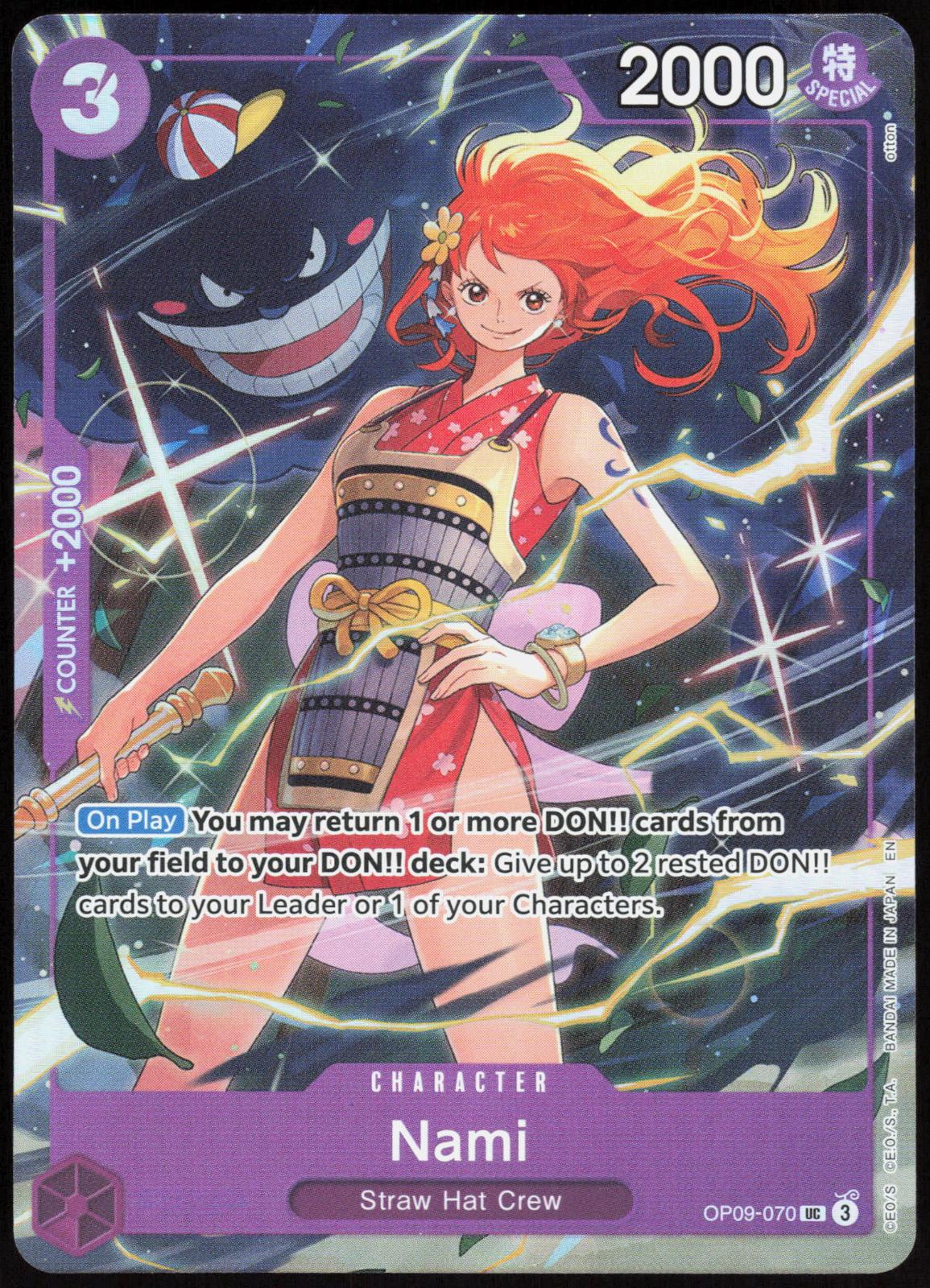 Nami (Best Selection Vol. 4) OP09-070 One Piece Promotion Cards NM