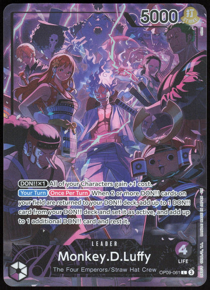 Monkey.D.Luffy (2nd Anniversary Set) OP09-061 One Piece Promotion Cards NM