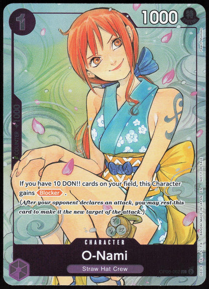 O-Nami (Illustration Box Vol.1) OP05-062 One Piece Promotion Cards NM