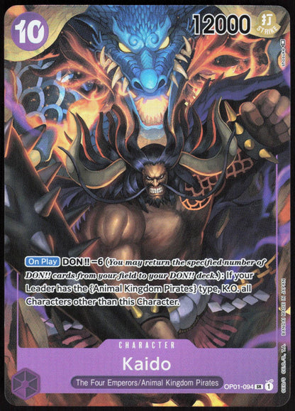 Kaido OP01-094 Alt Art Romance Dawn One Piece Near Mint