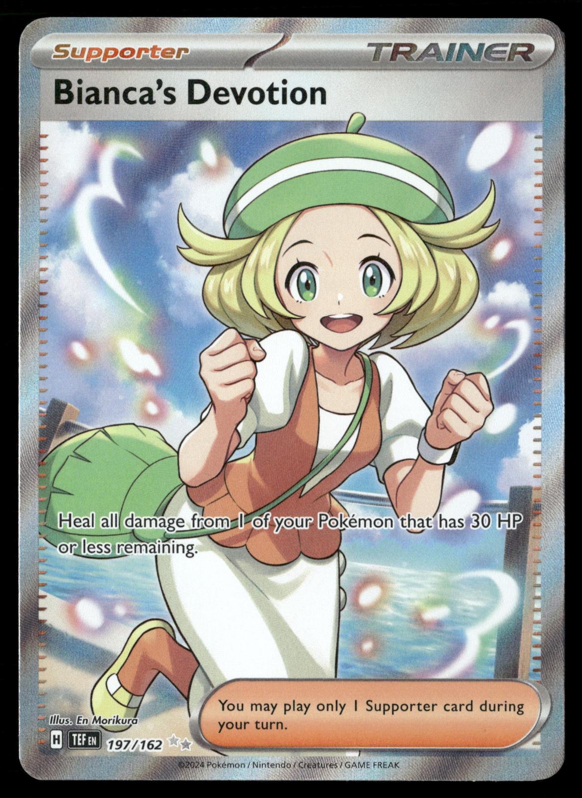 Bianca's Devotion 197/162 Ultra Rare Temporal Forces Pokemon Holo Near Mint