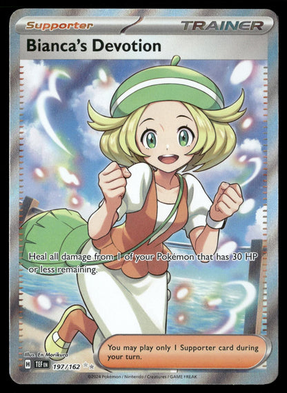 Bianca's Devotion 197/162 Ultra Rare Temporal Forces Pokemon Holo Near Mint