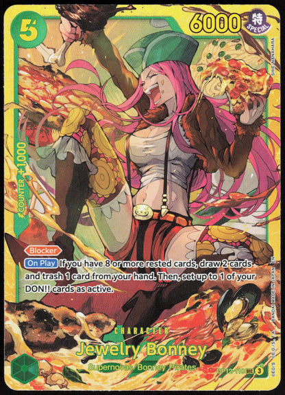 Jewelry Bonney (118) OP12-118 Secret Rare Legacy of the Master One Piece Foil NM