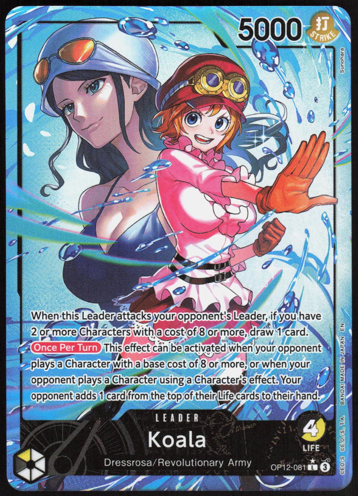 Koala OP12-081 Alt Art Legacy of the Master One Piece NM