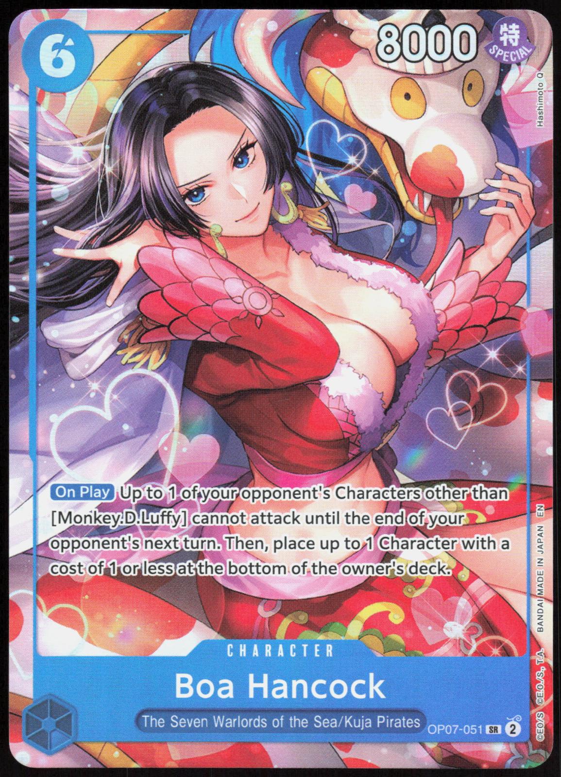 Boa Hancock (Warlords Set) OP07-051 One Piece Promotion Cards  NM