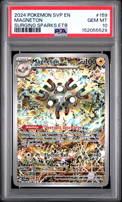 Magneton 159Surging Sparks Elite Trainer Box Pokemon PSA 10