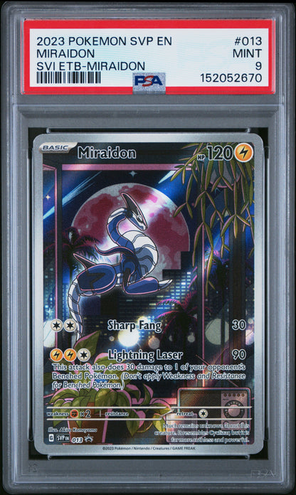 Miraidon 013 Scarlet & Violet Elite Trainer Box-Miraidon Pokemon PSA 9