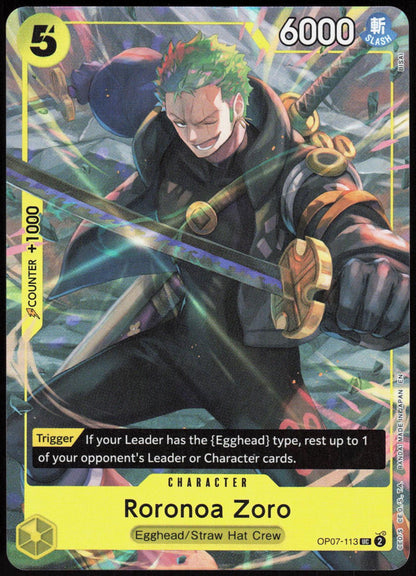 Roronoa Zoro (Illustration Box Vol.3) OP07-113 One Piece Promotion Cards NM