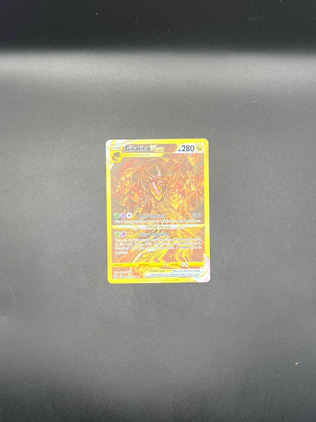 Giratina VSTAR GG69/GG70 Secret Rare Crown Zenith Galarian Gallery Pokemon MP
