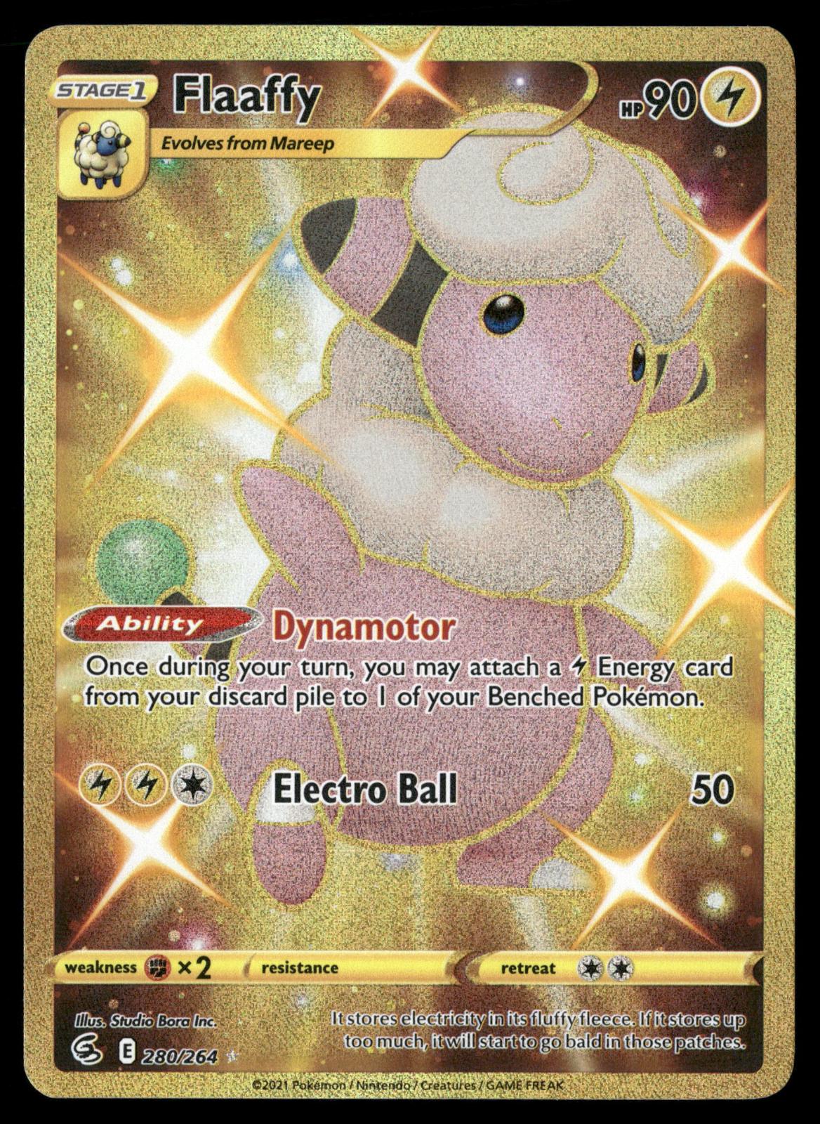 Flaaffy 280/264 Secret Rare Fusion Strike Pokemon Holo Near Mint