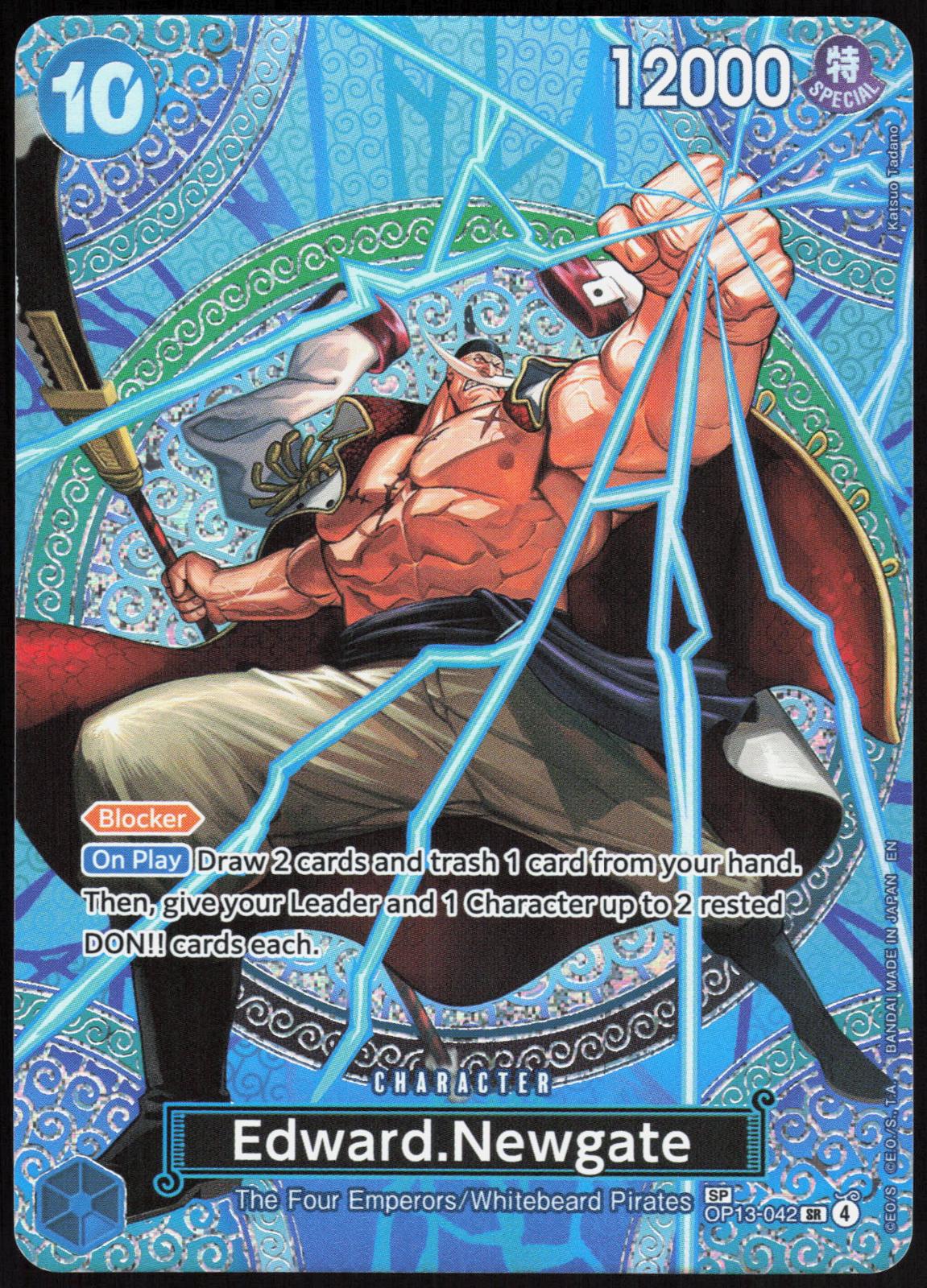 Edward.Newgate (SP) OP13-042 Adventure on Kami's Island One Piece NM