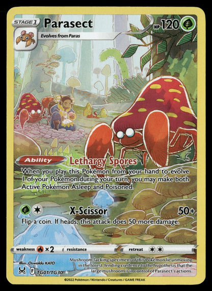 Parasect TG01/TG30 Holo Lost Origin Trainer Gallery Pokemon NM