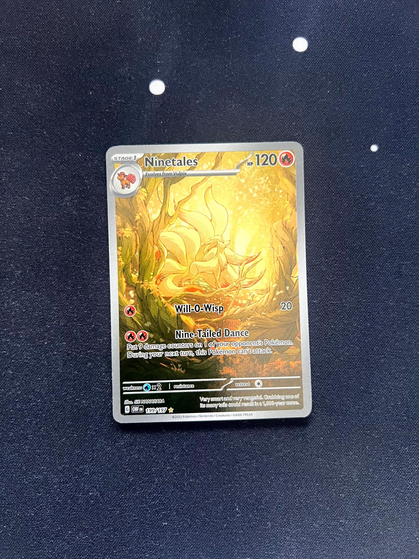 Ninetales - Obsidian Flames 199/197