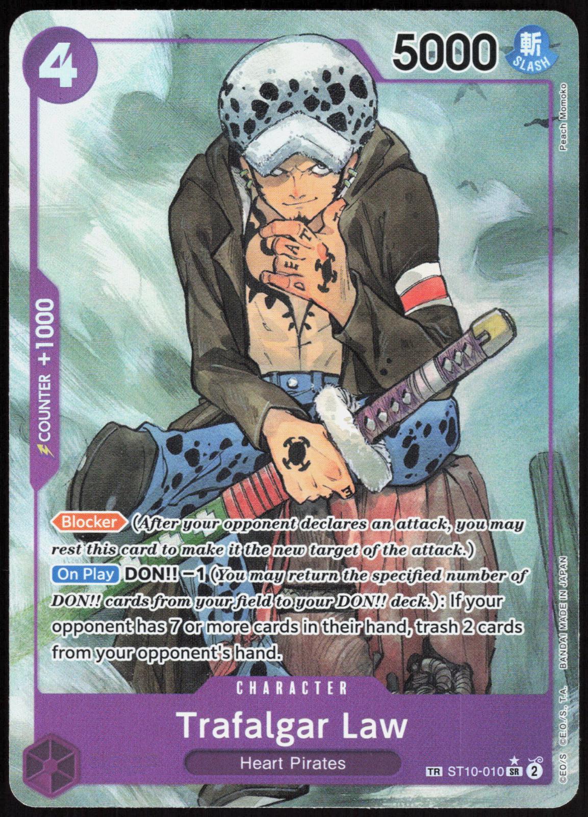 Trafalgar Law (TR) ST10-010 500 Years in the Future One Piece NM
