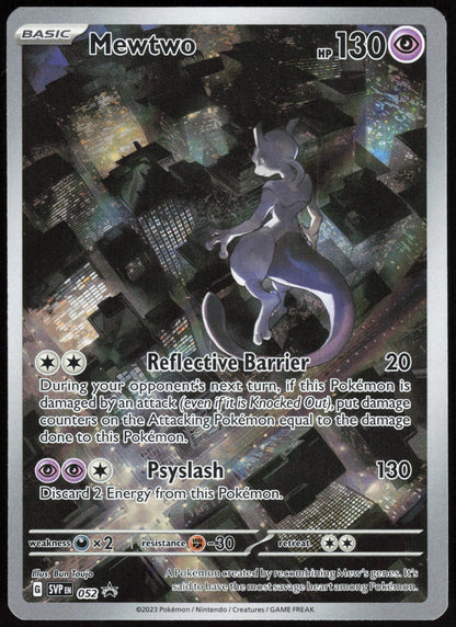 Mewtwo 052 Holo Promo Scarlet & Violet Promo Pokemon Near Mint