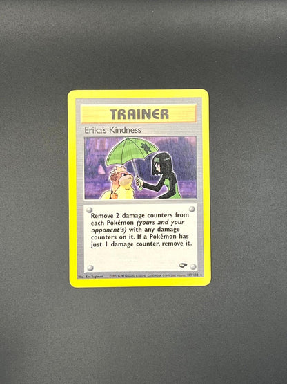 Erika's Kindness 103/132 Rare Gym Challenge Pokemon Unlimited Near Mint