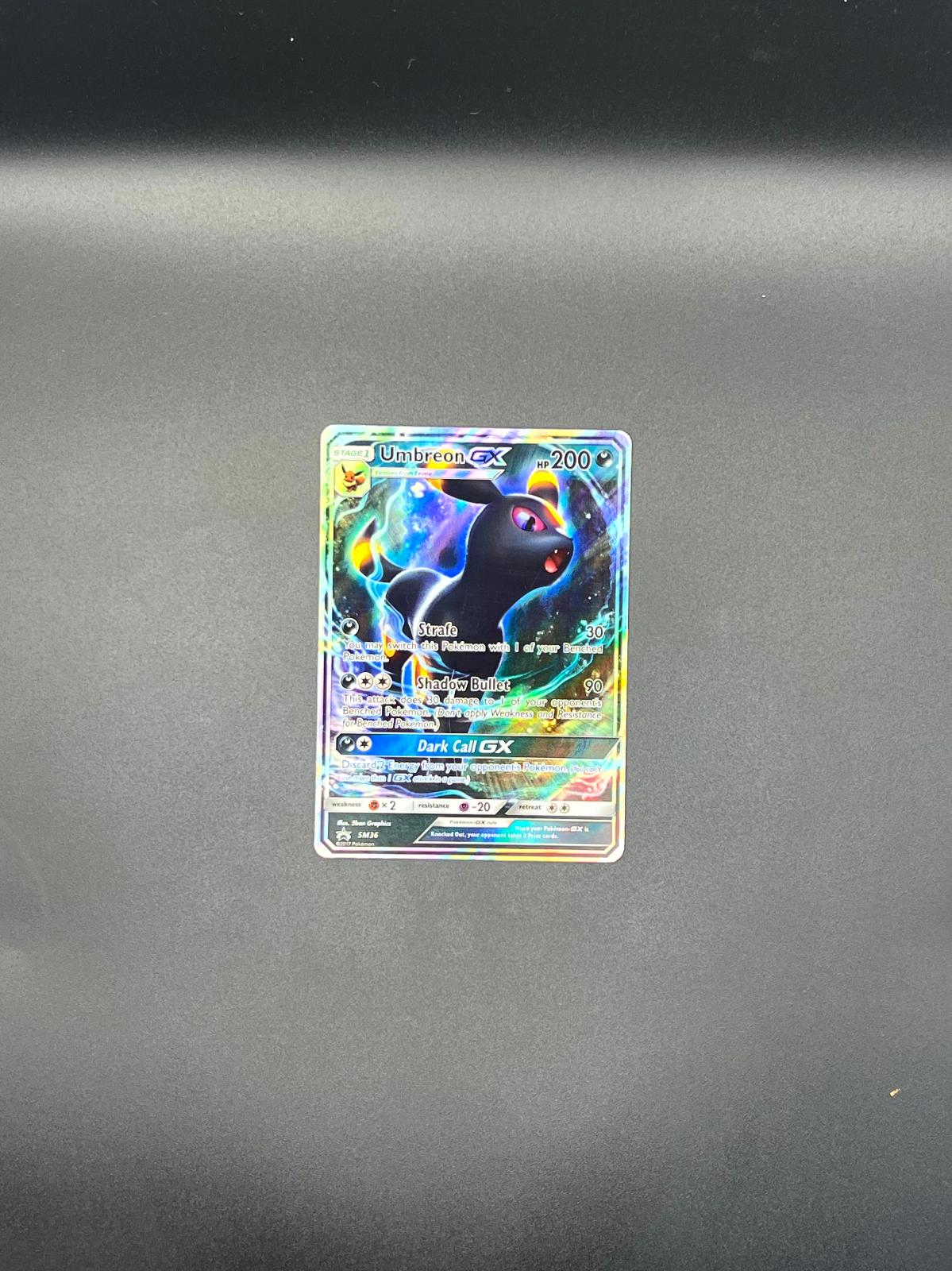 Umbreon GX - SM36 Holo Promo Sun & Moon Promo Pokemon Near Mint