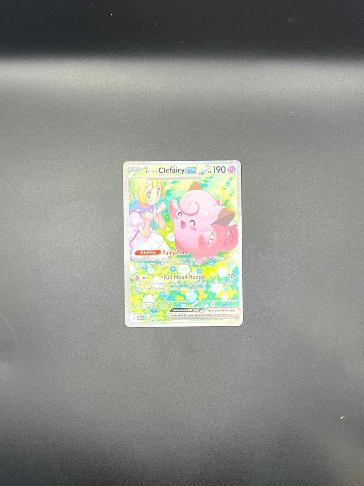 Lillie's Clefairy ex 184/159 Journey Together Pokemon NM/M