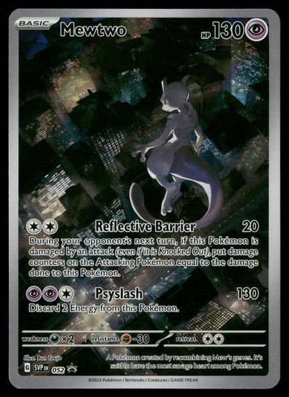 Mewtwo 052 Holo Promo Scarlet & Violet Promo Pokemon Near Mint