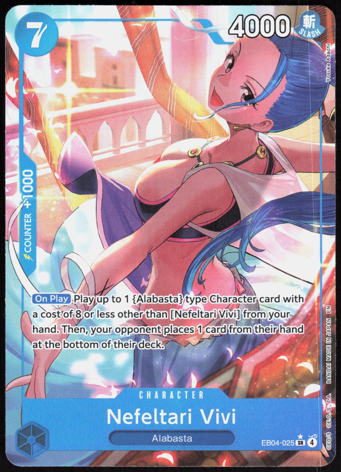 Nefeltari Vivi EB04-025 Alt Art The Azure Sea's Seven One Piece NM