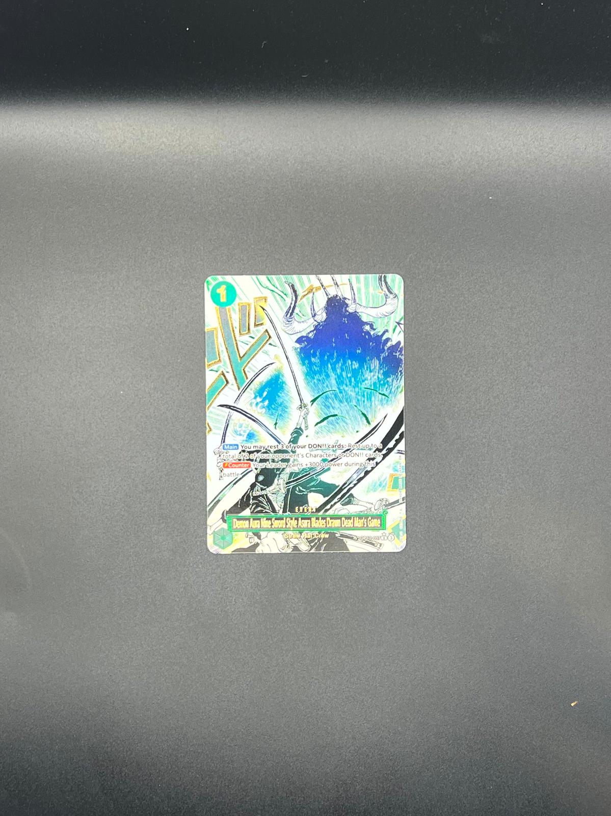 Demon Aura (Alternate Art) OP12-037 Legacy of the Master One Piece NM/M