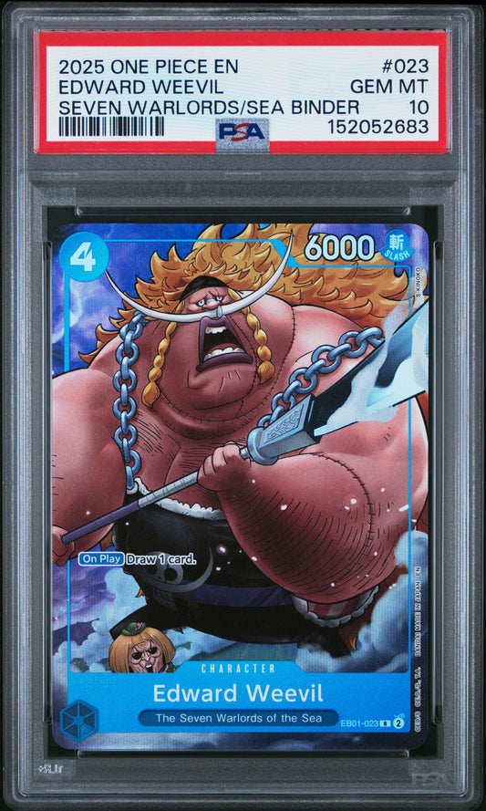 Edward Weevil 023 One Piece PSA 10